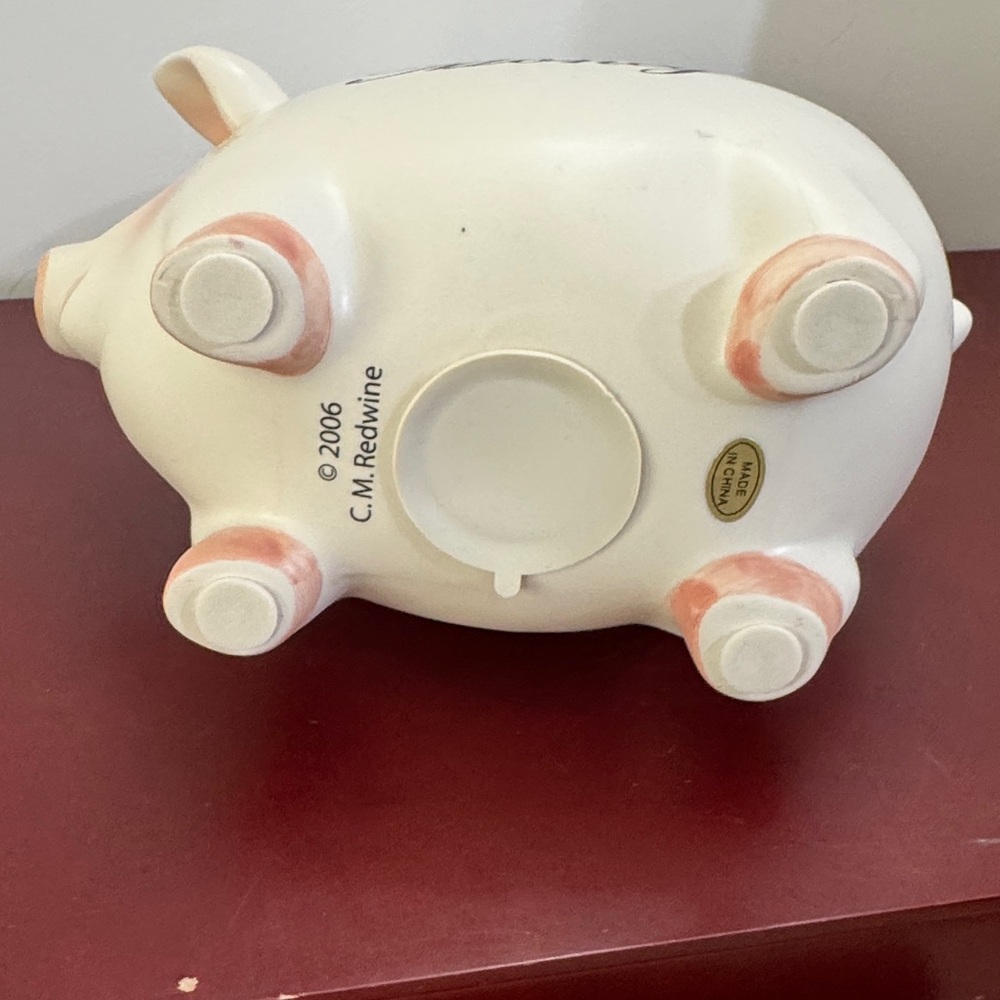 Funny His & Her Piggy Bank: Coin Drop Ceramic Novelty Bank - Picture 7 of 7